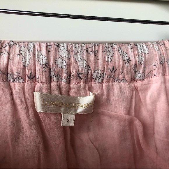 LoveShackFancy Pink Cotton Skirt - Picture 3 of 3